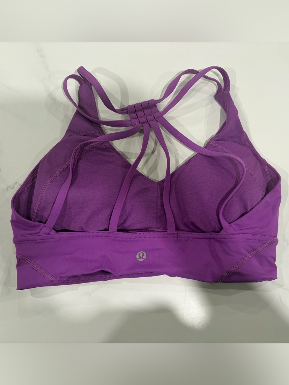 lululemon athletica Strappy Back Purple Sports Bra